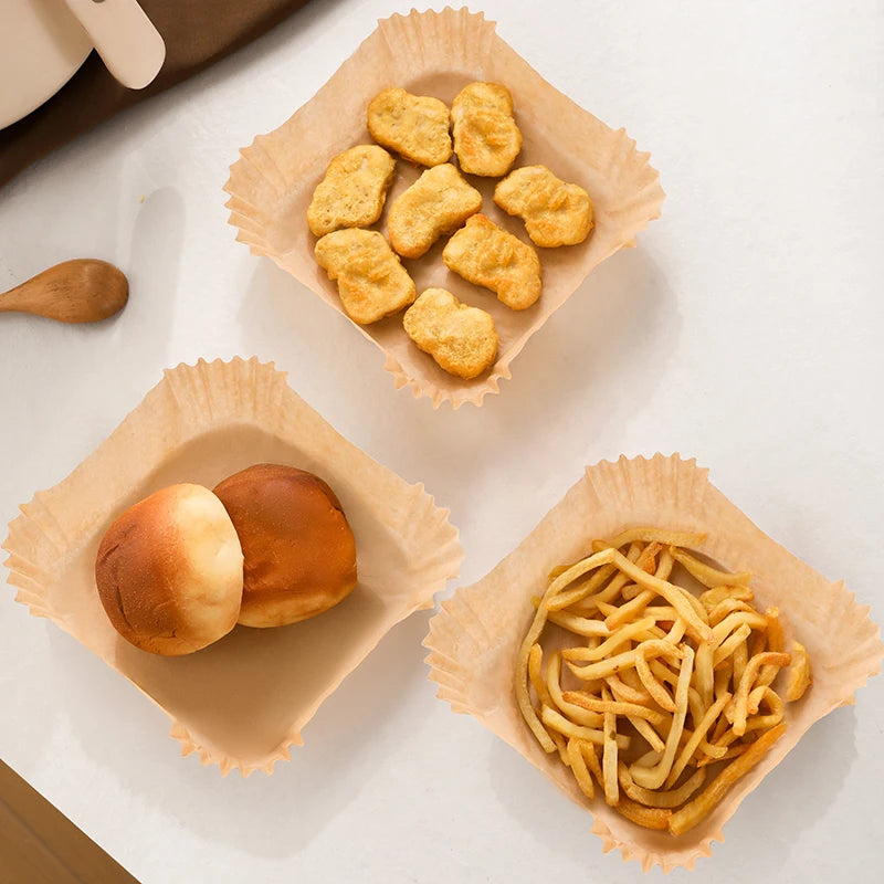 Disposable Air Fryer Parchment Paper Liners For Kitchen Baking Use