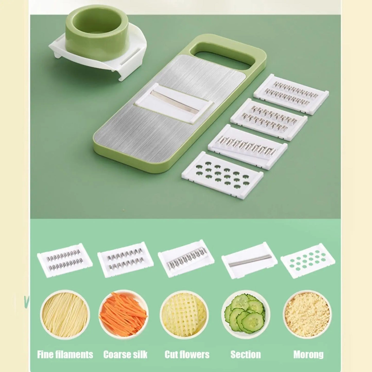 9 In 1 Vegetable Cutter Grater Slicer Kitchen Tools