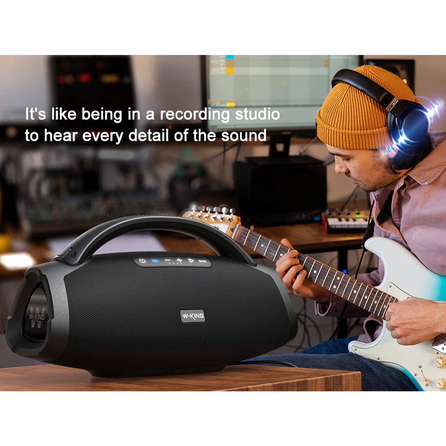 W-King X20 200W RMS Portable Bluetooth Speaker With Massive Bass