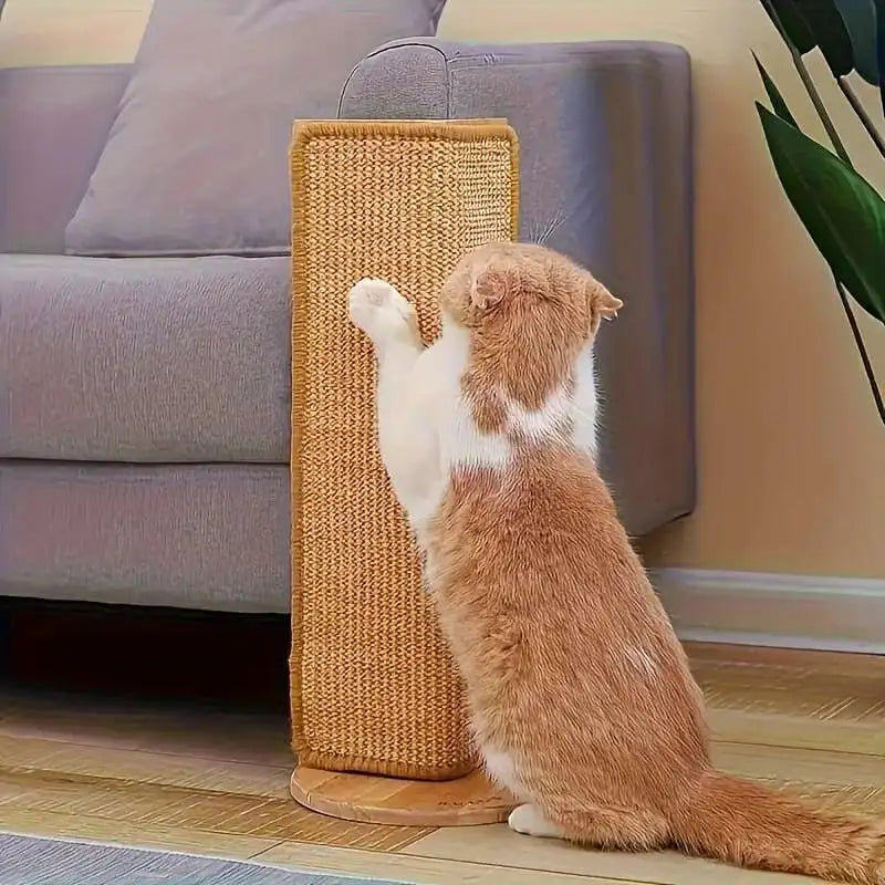 Hemp Rope Cat Scratching Board Single Layer No Mess For Sofa Safety