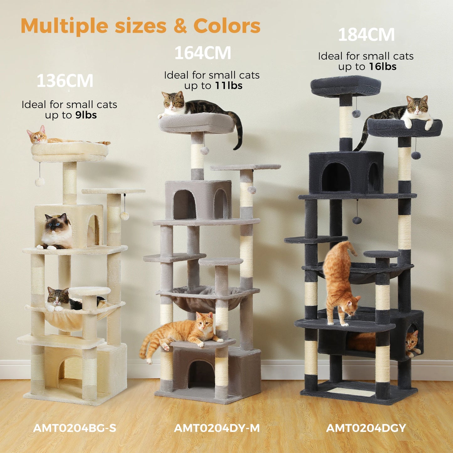 PAWZ Road Large Cat Tree And Tower Indoor Cats Playground
