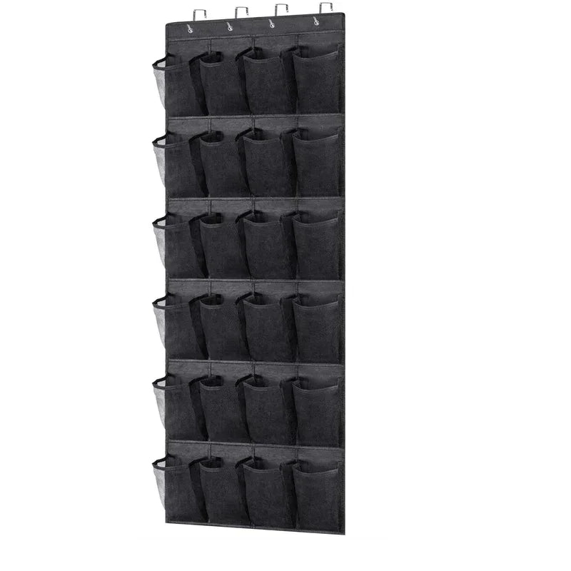 XMSJ Over The Door Shoe Rack With Large Mesh Pockets