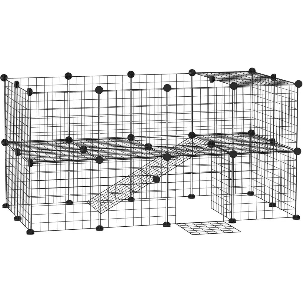 36 Panels Small Animal Playpen With Door For Rabbits