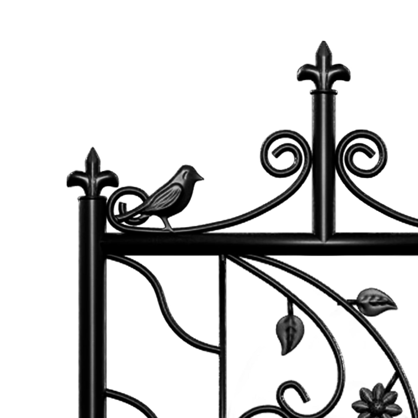 Garden Trellis Metal Fence Lattice Panel Outdoor Decor