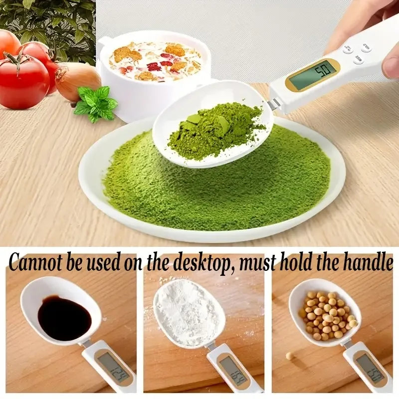 Mini Spoon Scale Digital Kitchen Scale 0.1 To 500 G LCD Display