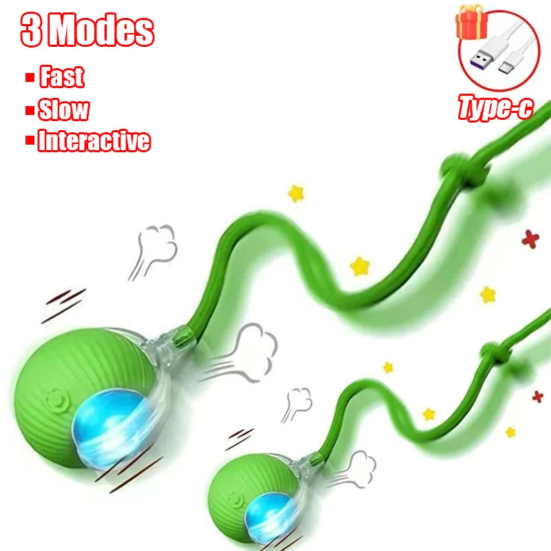 Cat Interactive Ball Toy Automatic Rolling Ball Pet Training Device