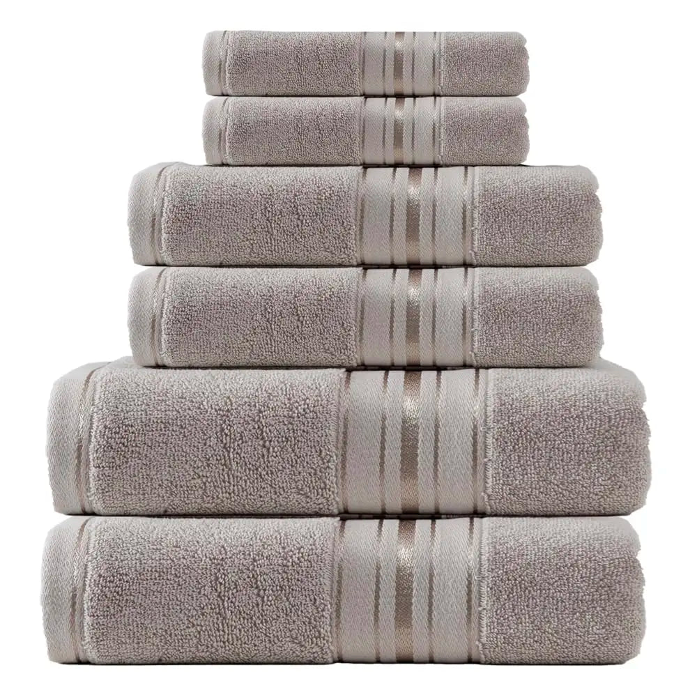 Luxury Turkish Cotton Towel Set With Bath Towels And Washcloths