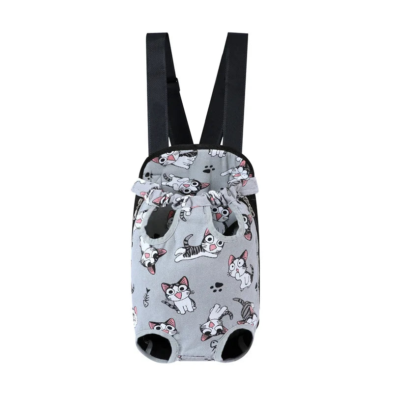 Outdoor Dog Backpack Carrier Breathable Mesh Travel Bag