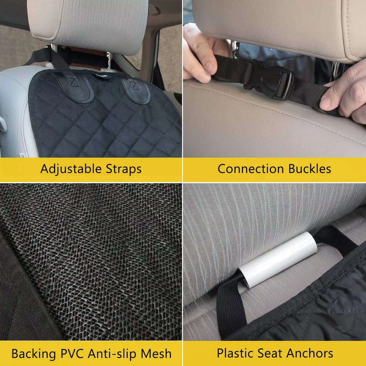 Waterproof Dog Car Front Seat Cover For Cars Trucks SUV