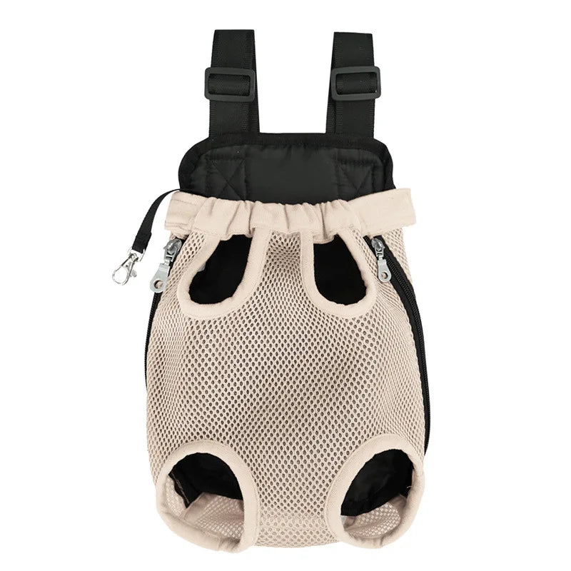 Breathable Mesh Pet Carrier Backpack For Cats And Dogs