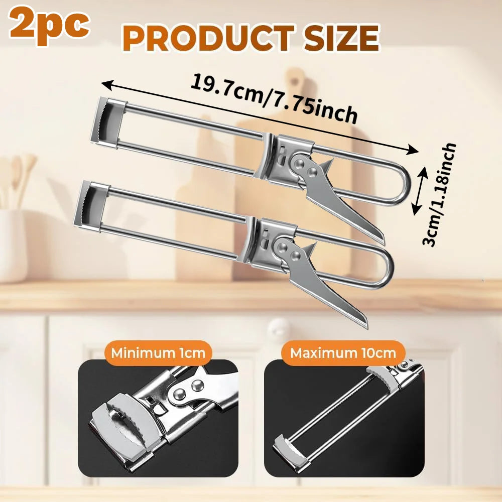 Adjustable Stainless Steel Jar Opener For Seniors Arthritis