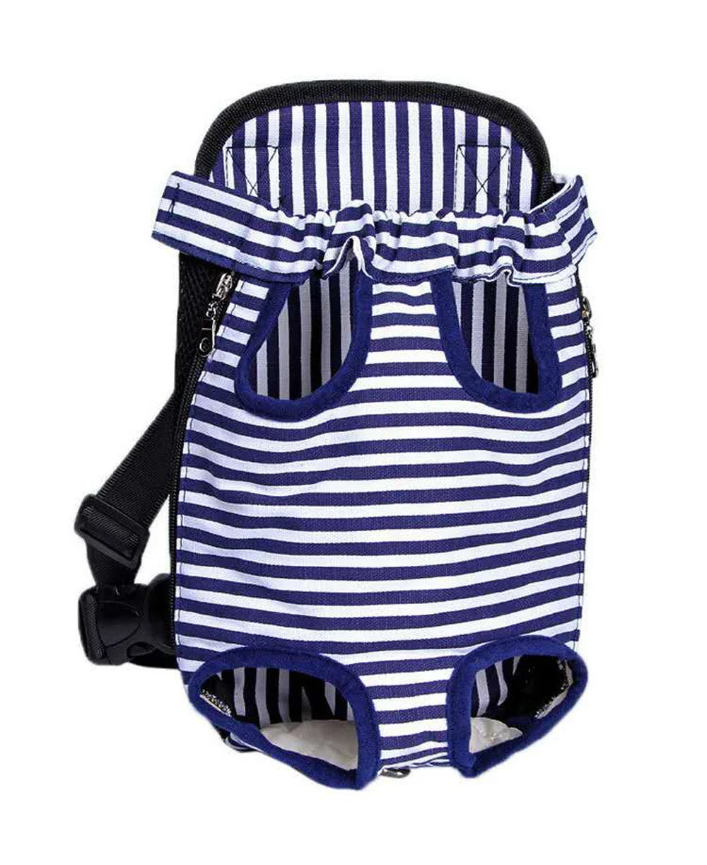 Outdoor Dog Backpack Carrier Breathable Mesh Travel Bag