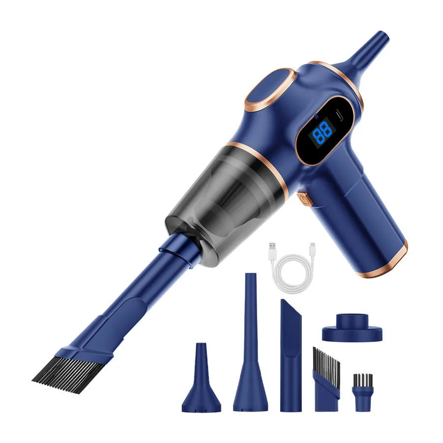 Wireless Car Vacuum Cleaner Portable HEPA Dust Collector