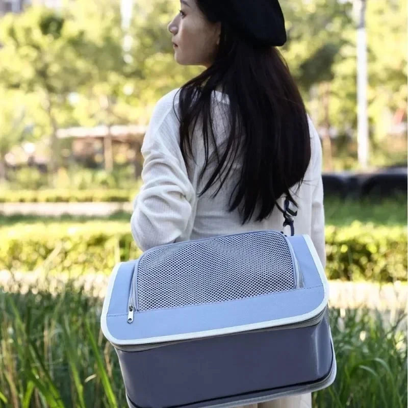 Portable Pet Carrier Bag For Cats And Dogs Breathable Travel