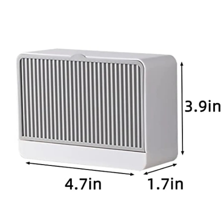 Dust-Proof Soap Holder For Shower Wall Adhesive Wall Mount With Drain