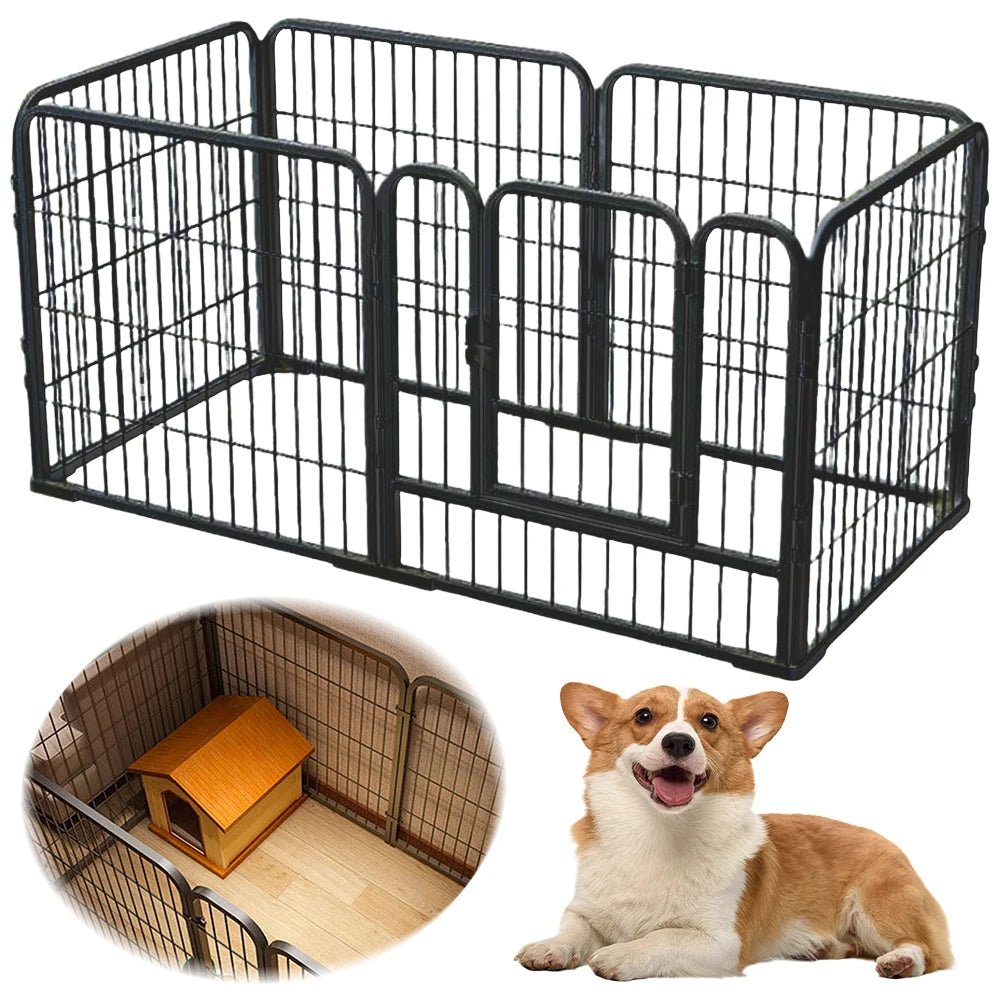 APWIKOGER Heavy Duty 6 Panel Pet Playpen Foldable Kennel