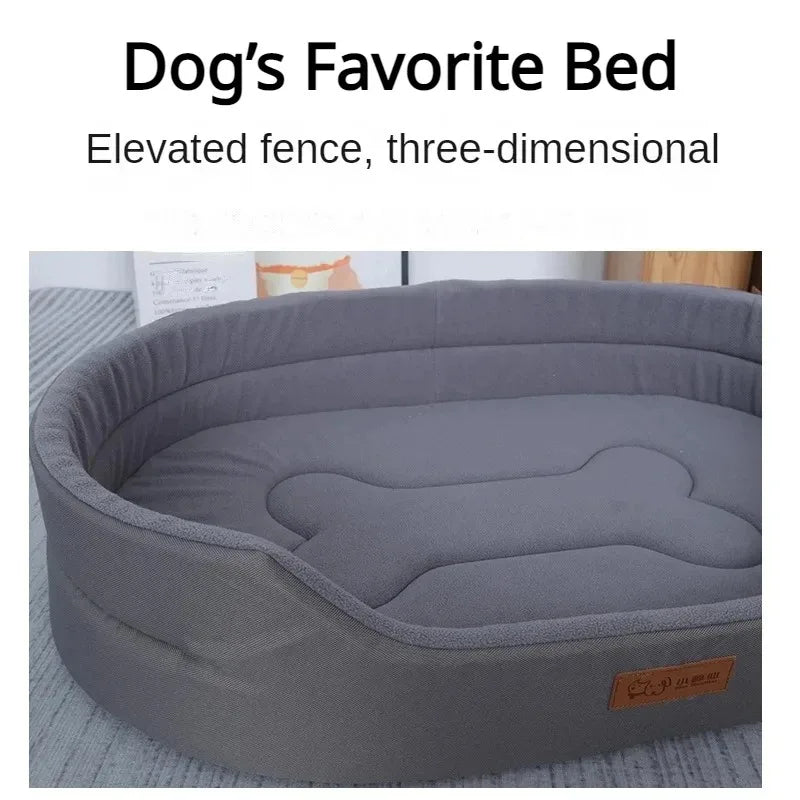 Cozy Winter Dog Bed Sofa Cushion for Pets Fluffy Mat