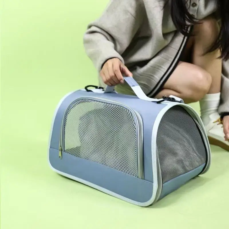 Portable Pet Carrier Bag For Cats And Dogs Breathable Travel